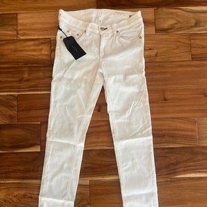 Rag & Bone Jeans - Bright White Skinny - Mid Rise Stretch - 27